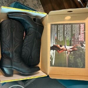 Durango head west black cowgirl boots